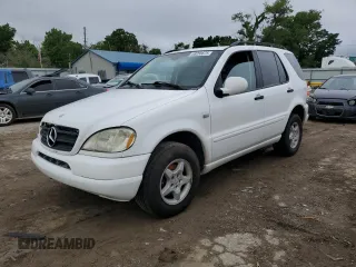 2001 Mercedes-Benz M 320/430/500 z VIN 4JGAB54E51A277087, wystawiony jako Copart lot #58258675 z przebiegiem 221 151 mil mil oraz Szkoda całkowita • Salvage title. Historia ofert i sprzedaży dostępna na DreamBid. Obrazek 1.