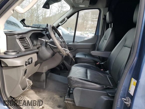 2023 Ford Transit Cargo with VIN 1FTBR1C83PKA15015, listed as a Copart auction lot 52055925 with 73,147 mi miles and Salvage Title. Bid and sale history available at carsss.com. Image 7.