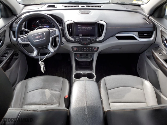 2019 GMC Terrain SLT with VIN 3GKALPEV9KL186866, listed as a Copart auction lot 49130545 with 93,799 mi miles and Salvage Title. Bid and sale history available at carsss.com. Image 8.