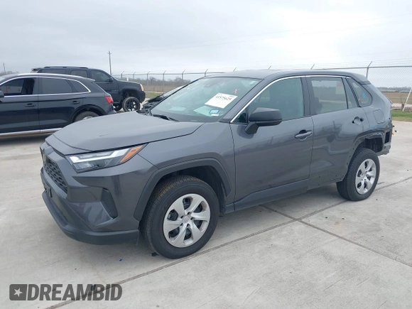 2023 Toyota RAV4 LE with VIN 2T3F1RFV3PW358939, listed as a IAAI auction lot 41575625 with 54,960 mi miles. Bid and sale history available at carsss.com. Image 17.