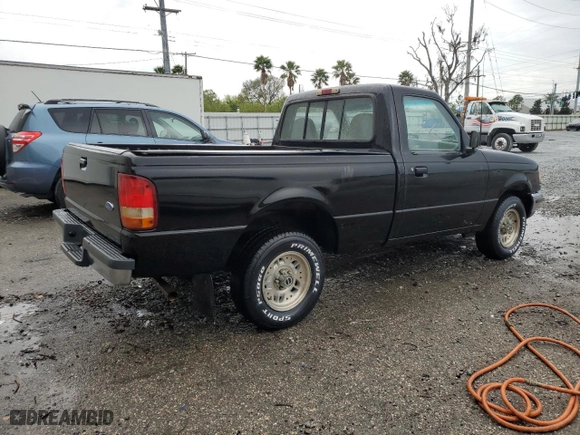 1993 Ford Ranger Splash with VIN 1FTCR10A5PTA91678, listed as a Copart auction lot 46623175 with 11,068 mi miles and Salvage Title. Bid and sale history available at carsss.com. Image 3.