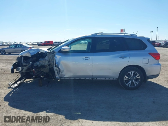 2018 Nissan Pathfinder SV with VIN 5N1DR2MN4JC607605, listed as a IAAI auction lot 41691163 with 99,069 mi miles. Bid and sale history available at carsss.com. Image 14.