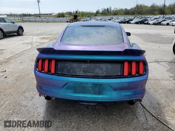 2016 Ford Mustang EcoBoost with VIN 1FA6P8TH2G5305315, listed as a Copart auction lot 52445595 with 96,877 mi miles and Salvage Title. Bid and sale history available at carsss.com. Image 6.