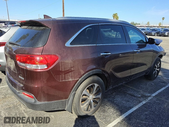 2018 Kia Sorento EX with VIN 5XYPH4A54JG361087, listed as a Copart auction lot 47490145 with 109,241 mi miles and Clean Title. Bid and sale history available at DreamBid. Image 3.