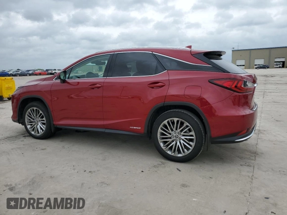 2021 Lexus RX 450h с VIN 2T2JGMDA6MC071415, выставлен на аукционе Copart как лот 52363835 с пробегом 47 967 миль миль и Списание • Salvage title. История ставок и продаж доступна на DreamBid. Изображение 2.