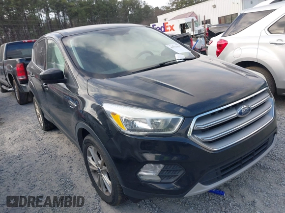 2017 Ford Escape SE with VIN 1FMCU9G93HUA51924, listed as a IAAI auction lot 41711537 with 163,297 mi miles and . Bid and sale history available at carsss.com. Image 1.