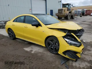 2021 Mercedes-Benz CLA with VIN W1K5J5BB4MN230539, listed as a Copart auction lot 48015315 with 3,427 mi miles and Salvage Title. Bid and sale history available at carsss.com. Image 4.