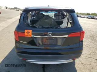 2016 Honda Pilot EX-L with VIN 5FNYF5H79GB043134, listed as a Copart auction lot 75058574 with Not Provided miles and Salvage Title. Bid and sale history available at DreamBid. Image 6.