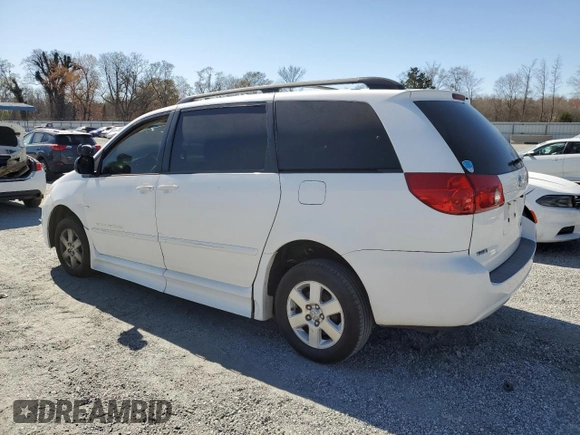 2007 Toyota Sienna CE with VIN 5TDZK23C17S065711, listed as a Copart auction lot 49992145 with 125,622 mi miles and Salvage Title. Bid and sale history available at DreamBid. Image 2.