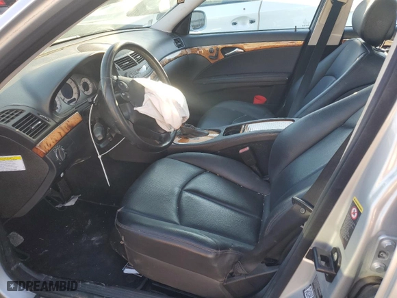 2008 Mercedes-Benz E-Class Luxury 3.5L with VIN WDBUF87X28B329184, listed as a Copart auction lot 81047254 with 0 mi miles and Salvage Title. Bid and sale history available at carsss.com. Image 7.
