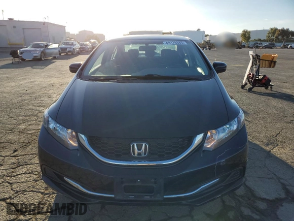 2015 Honda Civic Sedan LX with VIN 19XFB2F53FE072555, listed as a Copart auction lot 49179385 with 35,480 mi miles and Salvage Title. Bid and sale history available at carsss.com. Image 5.