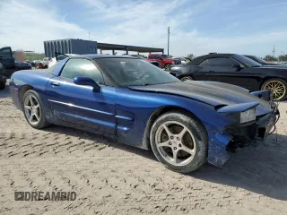 2002 Chevrolet Corvette with VIN 1G1YY22G225103095, listed as a Copart auction lot 87363014 with 212,379 mi miles and Salvage Title. Bid and sale history available at carsss.com. Image 4.