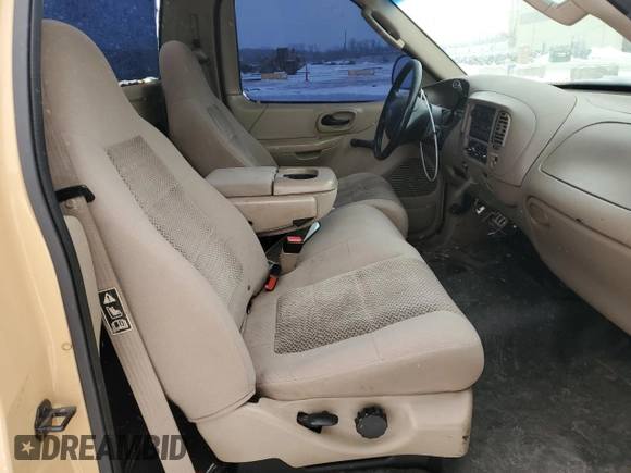 2002 Ford F-150 XL with VIN 1FTRF17202KD31428, listed as a Copart auction lot 45582885 with 218,548 mi miles and Salvage title. Bid and sale history available at DreamBid. Image 10.