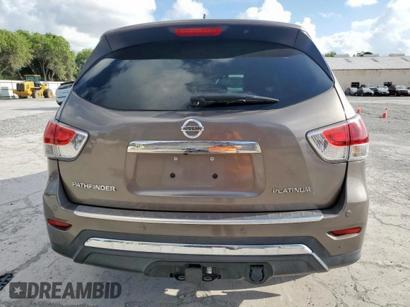 2014 Nissan Pathfinder SL with VIN 5N1AR2MN4EC612375, listed as a Copart auction lot 61652485 with 127,039 mi miles and Salvage title. Bid and sale history available at DreamBid. Image 6.