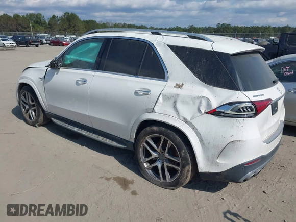 2021 Mercedes-Benz GLE 53 AMG with VIN 4JGFB6BB2MA287729, listed as a IAAI auction lot 41538349 with 71,966 mi miles and . Bid and sale history available at DreamBid. Image 3.