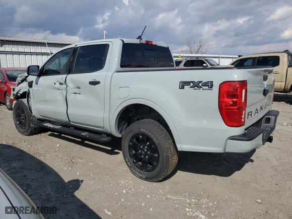 2023 Ford Ranger XL with VIN 1FTER4FH7PLE00968, listed as a Copart auction lot 46299805 with 25,262 mi miles and Salvage Title. Bid and sale history available at carsss.com. Image 2.