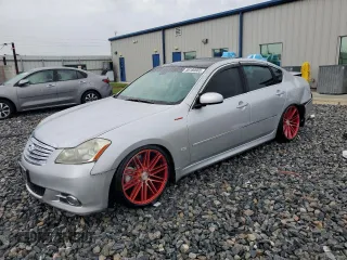 2008 Infiniti M z VIN JNKAY01E88M604261, wystawiony jako Copart lot #56180665 z przebiegiem 175 544 mil mil oraz Szkoda całkowita • Salvage title. Historia ofert i sprzedaży dostępna na DreamBid. Obrazek 1.