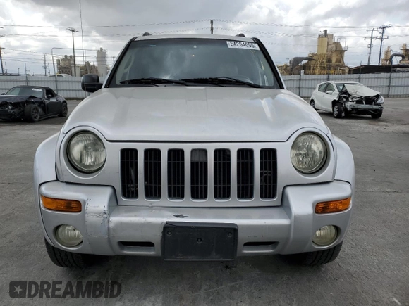 2003 Jeep Liberty Limited with VIN 1J4GK58K33W649265, listed as a Copart auction lot 54264095 with 154,152 mi miles and Salvage title. Bid and sale history available at DreamBid. Image 5.