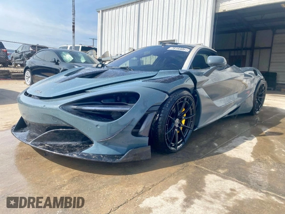 2018 McLaren 720S z VIN SBM14DCA3JW001315, wystawiony jako Copart lot #78193064 z przebiegiem Nie podano mil oraz Szkody całkowita. Historia ofert i sprzedaży dostępna na DreamBid. Obrazek 1.