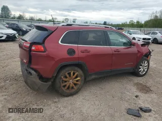 2017 Jeep Cherokee Limited z VIN 1C4PJMDS5HW515566, wystawiony jako Copart lot #56894535 z przebiegiem 179 776 mil mil oraz Szkoda całkowita • Salvage title. Historia ofert i sprzedaży dostępna na DreamBid. Obrazek 3.