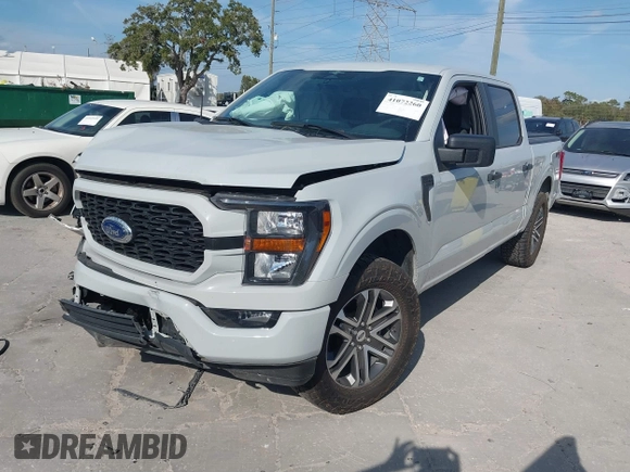 2023 Ford F-150 XL with VIN 1FTEW1C54PFB59130, listed as a IAAI auction lot 41072260 with 45,972 mi miles and . Bid and sale history available at DreamBid. Image 2.