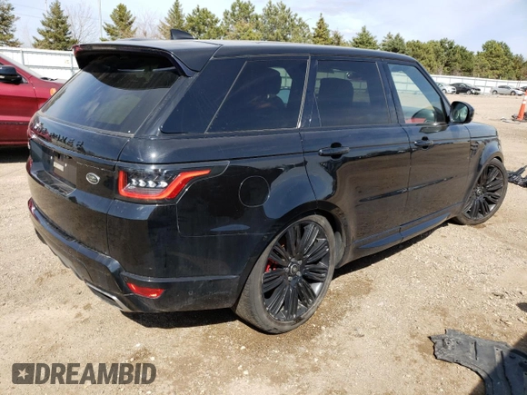 2018 Land Rover Range Rover Sport HSE Dynamic with VIN SALWV2SVXJA413869, listed as a Copart auction lot 46270283 with 80,027 mi miles and Salvage Title. Bid and sale history available at carsss.com. Image 3.