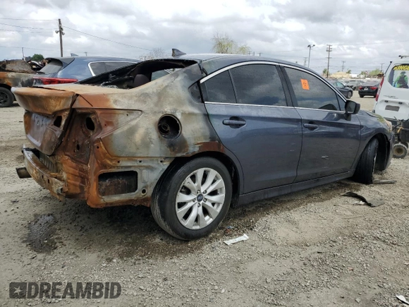 2017 Subaru Legacy Premium with VIN 4S3BNAC69H3057436, listed as a Copart auction lot 54755205 with Not provided miles and Non repairable. Bid and sale history available at DreamBid. Image 3.