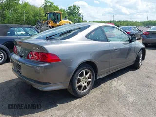 2005 Acura RSX with VIN JH4DC54805S011595, listed as a IAAI auction lot 42143094 with 187,238 mi miles. Bid and sale history available at carsss.com. Image 4.