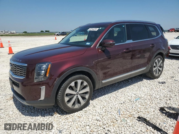 2021 Kia Telluride EX with VIN 5XYP34HC0MG148967, listed as a Copart auction lot 52244235 with 90,916 mi miles and Salvage title. Bid and sale history available at DreamBid. Image 1.