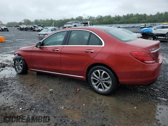 2017 Mercedes-Benz C 300 z VIN 55SWF4KB5HU216372, wystawiony jako Copart lot #59133715 z przebiegiem 96 762 mil mil oraz Szkoda całkowita • Salvage title. Historia ofert i sprzedaży dostępna na DreamBid. Obrazek 2.
