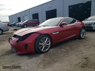 2015 Jaguar F-TYPE V6 S with VIN SAJWA6BUXF8K21160, listed as a Copart auction lot 78998904 with 106,326 mi miles and Salvage Title. Bid and sale history available at carsss.com. Image 1.