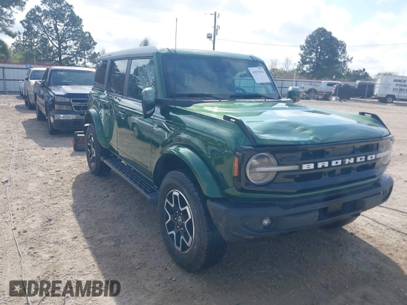 2023 Ford Bronco with VIN 1FMDE5BH7PLC03247, listed as a IAAI auction lot 41872914 with 11,302 mi miles. Bid and sale history available at carsss.com. Image 1.