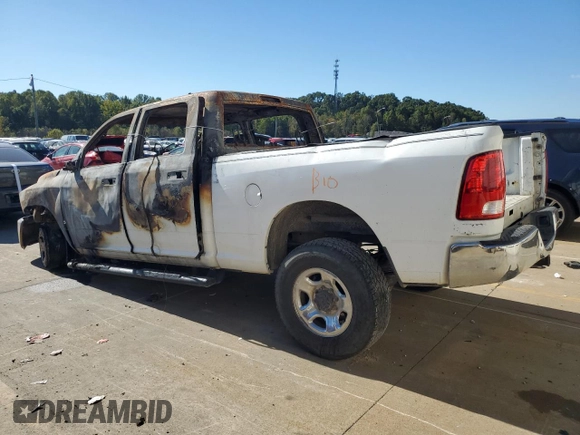 2012 Ram 2500 SLT с VIN 3C6TD5DT6CG224433, выставлен на аукционе Copart как лот 74388524 с пробегом Не указан миль и Списание • Salvage title. История ставок и продаж доступна на DreamBid. Изображение 2.