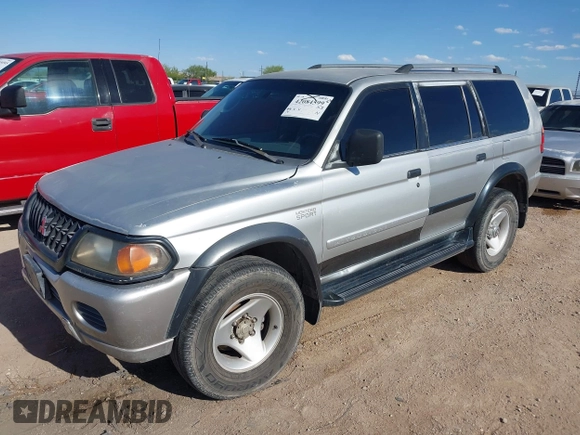 2001 Mitsubishi Montero ES z VIN JA4LS21HX1P041052, wystawiony jako IAAI lot #42084599 z przebiegiem 239 095 mil mil oraz . Historia ofert i sprzedaży dostępna na DreamBid. Obrazek 2.