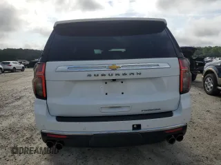 2023 Chevrolet Suburban Premier z VIN 1GNSCFKD0PR504435, wystawiony jako Copart lot #60309665 z przebiegiem 50 744 mil mil oraz Czysty tytuł • Clean title. Historia ofert i sprzedaży dostępna na DreamBid. Obrazek 6.