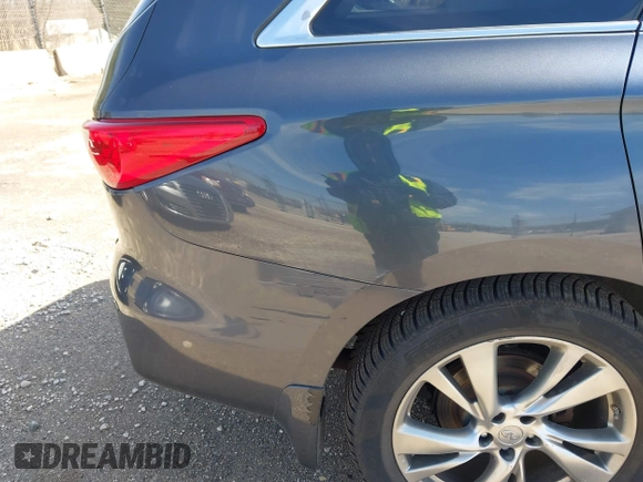 2013 Infiniti JX35 with VIN 5N1AL0MM5DC341869, listed as a IAAI auction lot 41921935 with 126,897 mi miles and . Bid and sale history available at DreamBid. Image 19.