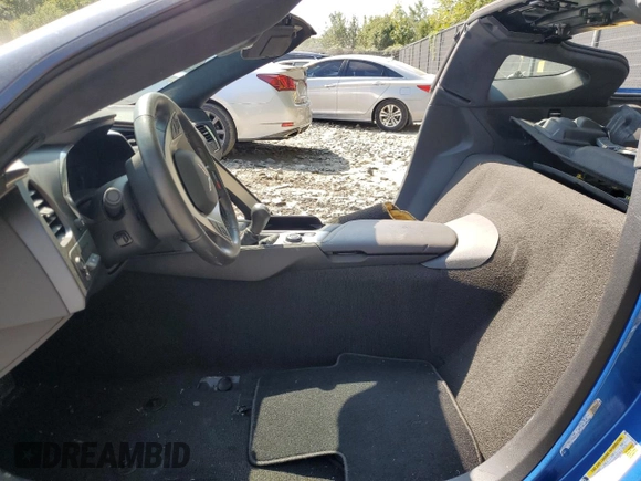 2015 Chevrolet Corvette Z06 3LZ with VIN 1G1YT2D61F5600180, listed as a Copart auction lot 70752014 with 0 mi miles and Salvage Title. Bid and sale history available at carsss.com. Image 7.