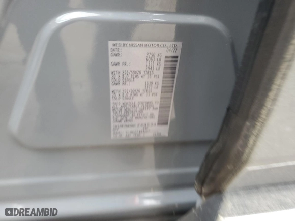 2022 Nissan Pathfinder Platinum with VIN 5N1DR3DK0NC249534, listed as a Copart auction lot 43412725 with 48,164 mi miles and Salvage Title. Bid and sale history available at carsss.com. Image 13.
