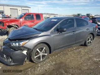 2020 Subaru Impreza Premium with VIN 4S3GKAD66L3611697, listed as a Copart auction lot 88442635 with 58,033 mi miles and Salvage Title. Bid and sale history available at carsss.com. Image 1.