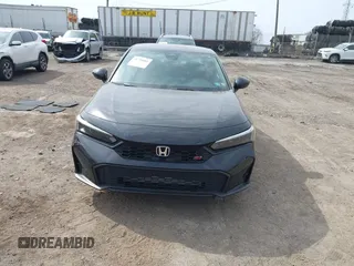 2025 Honda Civic Si with VIN 2HGFE1E57SH472251, listed as a IAAI auction lot 41776803 with 5,608 mi miles and . Bid and sale history available at DreamBid. Image 12.