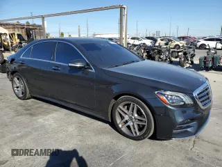 2020 Mercedes-Benz S-Class S 560 with VIN WDDUG8DB0LA516015, listed as a Copart auction lot 79320884 with 104,844 mi miles and Salvage Title. Bid and sale history available at carsss.com. Image 4.