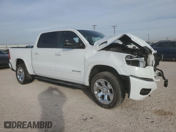 2025 Ram 1500 Big Horn z VIN 1C6SRFFP7SN564845, wystawiony jako Copart lot #47584565 z przebiegiem 2 726 mil mil oraz Szkoda całkowita • Salvage title. Historia ofert i sprzedaży dostępna na DreamBid. Obrazek 4.