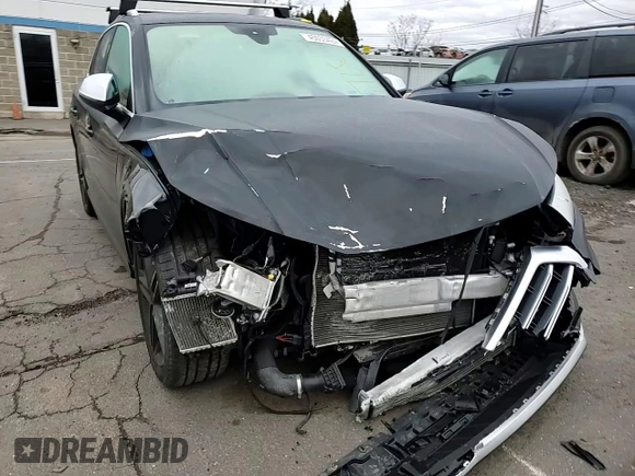 2020 Audi SQ5 Premium Plus with VIN WA1B4AFY1L2023175, listed as a Copart auction lot 45053424 with 54,170 mi miles and Salvage Title. Bid and sale history available at DreamBid. Image 10.