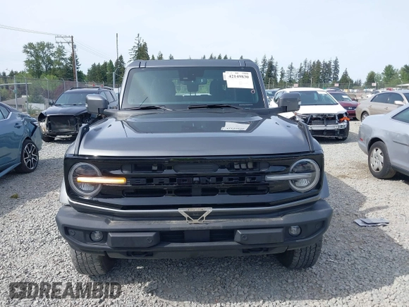 2023 Ford Bronco z VIN 1FMEE5BP5PLA97652, wystawiony jako IAAI lot #42149830 z przebiegiem 19 821 mil mil oraz . Historia ofert i sprzedaży dostępna na DreamBid. Obrazek 13.
