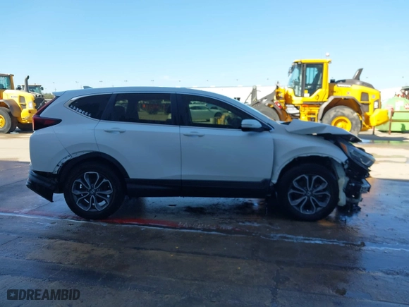 2021 Honda CR-V EX with VIN 2HKRW1H50MH422371, listed as a IAAI auction lot 40087002 with 1 mi miles. Bid and sale history available at carsss.com. Image 13.
