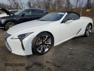 2023 Lexus LC with VIN JTHMPAAY4PA106848, listed as a Copart auction lot 88635925 with 10,132 mi miles and Non Repairable. Bid and sale history available at carsss.com. Image 1.