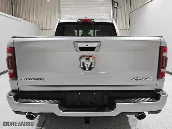 2021 Ram 1500 Laramie with VIN 1C6SRFJT4MN757168, listed as a Copart auction lot 52543185 with 47,031 mi miles and Clean Title. Bid and sale history available at carsss.com. Image 6.