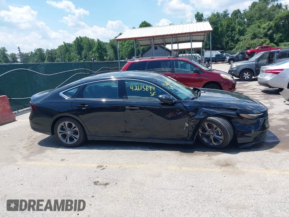 2024 Honda Accord EX with VIN 1HGCY1F30RA075402, listed as a IAAI auction lot 42615694 with 8,506 mi miles and . Bid and sale history available at DreamBid. Image 13.