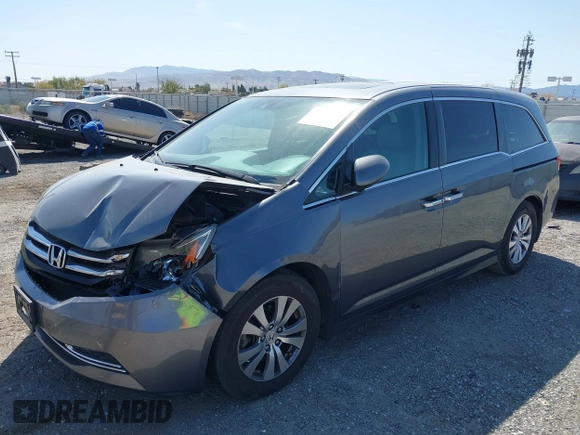 2014 Honda Odyssey EX-L with VIN 5FNRL5H67EB096027, listed as a IAAI auction lot 41950398 with 147,158 mi miles and . Bid and sale history available at DreamBid. Image 17.