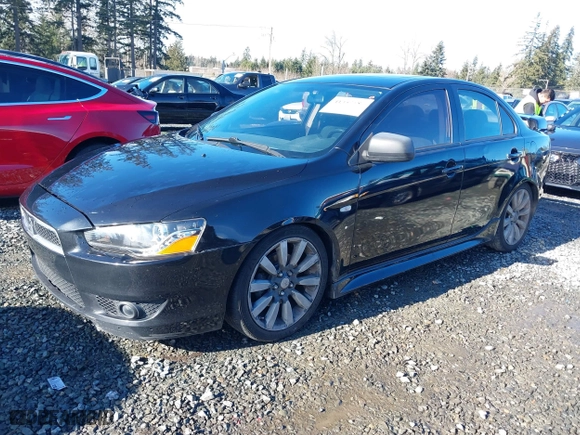 2010 Mitsubishi Lancer GTS with VIN JA32U8FWXAU020045, listed as a IAAI auction lot 41457183 with 184,092 mi miles. Bid and sale history available at carsss.com. Image 17.